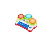 Pup Go Baby Musical Drums Piano Toy with Music, Animal Sounds and Light - Early Education Learning Electronic Keyboard Musical Instrument Toys fo