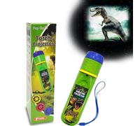 Pup Go Dinosaur Torch and Projector with 3 Discs 24 Images, Cool Educational Dinosaur Toys for Boys & Girls Ages 3 4 5 6 7, Kids Torch Toy Night Light, Idea Toy Gifts for Toddler Children