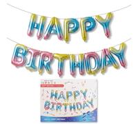 Pup Go Happy Birthday Balloons Banner for Kids & Adults, Party Supplies