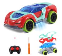 Pup Go My First Remote Control Toy For Toddler Kids 3 Years Old, Toddler Easter Gift, Durable Strong Mini RC, Small Wild Racing, Boys Toys Age 3 Birthday Gift Red