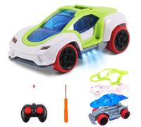 Pup Go Remote Control For Kids 3-7 Years Old Boys Girls, DIY Strong, Fast Mini RC, RC Turck Toy for Toddler, Small Wild Racing, Boys Toys Age 3 4 5 6, Birthday Gift(White)