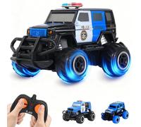 Pup Go Small 2.4GHz Police Car Remote Control Toy for Kids Ages 3-7, Cool Early for Boys and Girls, Quick Off-Road RC Vehicle,Thrilling Indoor Outdoor Racing Experience