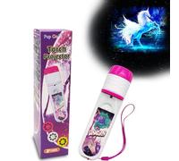 Pup Go Unicorn Torch and Projector for Kids Ages 3 4 5 6 7 8, 24 HD Images | Princess Flashlights for Girls, Kids Mermaid Projector Night Light, Educational Toys Idea Fairy Gifts for Toddler Children