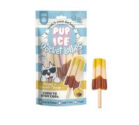 Pup Ice Rocket Lollies Chocolate and Banana Treats For Dogs - 2 Pack