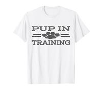 Pup In Training Human Puppy Paw Leather Play Fetish T-shirt T-Shirt
