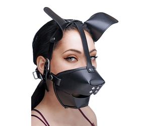 Pup Puppy Play Hood And Breathable Ball Gag