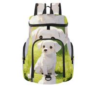 Pup Skip Basketball Backpack for Men Women, Large Capacity Sports Backpack with Separate Ball Compartment, Water-Resistant Gym Backpack for Basketball, Soccer, Volleyball - Durable Oxford