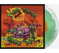Pup - This Place Sucks Ass - Exclusive Limited Edition Orang White Green Swirl Colored Vinyl LP(Limited To 600 Copies Pressed!!)