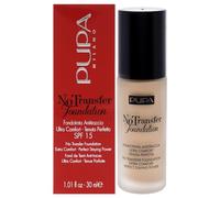 Pupa Milano No Transfer Foundation SPF 15 - # 02 Light Beige - All Skin Types For Women 1.01 oz Foundation