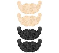 Puparlo 12Pcs Lace Adhesive Bras for Women,Invisible Sticky Bra for Large Breasts,Backless Bra Strapless Invisible Push Up Silicone Bra for Backless Dress with Nipple Covers