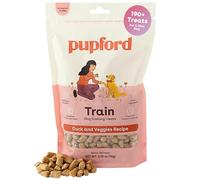 Pupford Freeze-Dried Training Treats for Dogs & Puppies, Over 190 Four Ingredient Bites (Duck & Vegetables, 75 G)