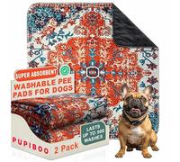PUPIBOO Washable Pee Pads for Dogs and Cats - Super Absorbent Reusable Puppy Training Pads - 100% Waterproof, Leak-Proof & Non-Slip Whelping Pads for Pet Housebreaking