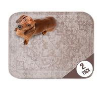 PUPIBOO Washable Pee Pads for Dogs - Super Absorbent Reusable Puppy Training Pads - 100% Waterproof, Leak-Proof & Non-Slip Whelping Pads for Pet Housebreaking