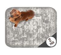 PUPIBOO Washable Pee Pads for Dogs - Super Absorbent Reusable Puppy Training Pads - 100% Waterproof, Leak-Proof & Non-Slip Whelping Pads for Pet Housebreaking