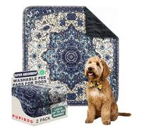 PUPIBOO Washable Pee Pads for Dogs - Super Absorbent Reusable Puppy Training Pads - 100% Waterproof, Leak-Proof & Non-Slip Whelping Pads for Pet Housebreaking