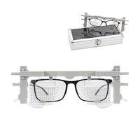 Pupil Height Distance Meter, Pupil Distance Ruler with Aluminum Box, Pupil Cross Point and Pupil Height Scale Design, Sturdy and Durable and Clear Observation for Optical Shop Use