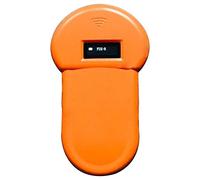 Puppal Animal ID Reader, 134.2Khz USB Rechargeable ABS Low Frequency Built-in Buzzer Tracking FDX-B Pet Dog Handheld Portable Microchip Scanner with Stable OLED Display, for Cats Horse (white)