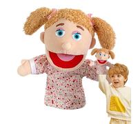 Puppet Judges for Kids - Plush Grandma, Dad, Mom, Girl, Girl | Preschool Teaching Tool for Imaginative Sketches, Drama Time Activities, Access