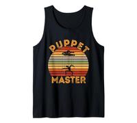 Puppet Master Retro Ventriloquist Ventriloquism Puppeteer Tank Top