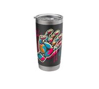 Puppet Mastery Shadow Play Ventriloquist Performance Art Stainless Steel Insulated Tumbler