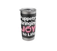 Puppet Mastery Shadow Play Ventriloquist Performance Art Stainless Steel Insulated Tumbler