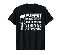 Puppet Mastery Shadow Play Ventriloquist Performance Art T-Shirt