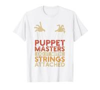 Puppet Mastery Shadow Play Ventriloquist Performance Art T-Shirt