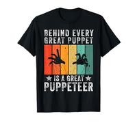 Puppet Mastery Shadow Play Ventriloquist Performance Art T-Shirt