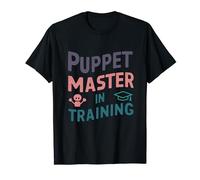 Puppet Mastery Shadow Play Ventriloquist Performance Art T-Shirt