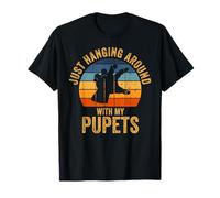 Puppet Mastery Shadow Play Ventriloquist Performance Art T-Shirt