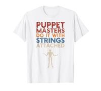 Puppet Mastery Shadow Play Ventriloquist Performance Art T-Shirt