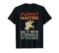 Puppet Mastery Shadow Play Ventriloquist Performance Art T-Shirt