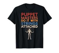 Puppet Mastery Shadow Play Ventriloquist Performance Art T-Shirt