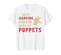 Puppet Mastery Shadow Play Ventriloquist Performance Art T-Shirt