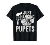 Puppet Mastery Shadow Play Ventriloquist Performance Art T-Shirt