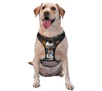 Puppet on Skateboard Small Printed pet Traction Vest for Pets to wear When Walking The Dog or Climbing Mountains