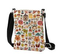 Puppet Show Inspired Gift Wacky Puppet Crossbody Bag Nostalgic Comedy Lover Fan Gifts Retro TV Show Character Crossbody Purse, 2574 Puppet Show