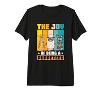 Puppeteering Hand Puppet Ventriloquist Puppetry Premium T-Shirt