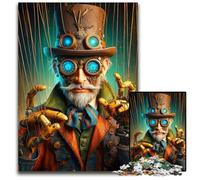 Puppeteers Masquerade Jigsaw Puzzles for Adults 1000 Piece Puzzles for Adults Interactive Family Game Ideal Family Activity Game 1000 PCS(38x26cm)