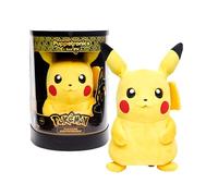 Puppetronic Pikachu Interactive Animatronic Doll, Over 100 Actions and Sounds, Moves Eyes, Ears and Mouth, Talks and Blushes, Includes 4 Attacks, Immersive Experience for Fans, Famosa (REK00000)