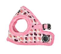 Puppia Dog Harness for small and medium dogs - ARDEN HARNESS B - adjustable und comfortable, Pink