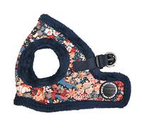 Puppia Dog Harness for small and medium dogs - GIANNI HARNESS B - adjustable und comfortable, Navy Blue