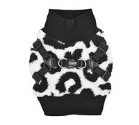 Puppia Dog Harness for small and medium dogs - SERVAL HARNESS J - adjustable und comfortable, Black