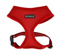 Puppia Dog Harness small dog and medium dog harness - Super soft and comfortable in many colours - Also usable as Puppy Harness - Anti Pull Dog Lead, Wine Red, L