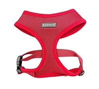 Puppia Dog Harness small dog and medium dog harness - Super soft and comfortable in many colours - Also usable as Puppy Harness - Anti Pull Dog Lead, Wine Red, XL
