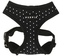 Puppia Dotty Harness, Small, Black