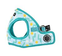 Puppia FETE Step-in Vest Dog Harness No Choke No Pull Walking Training for Small and Medium Dog - Aqua - M