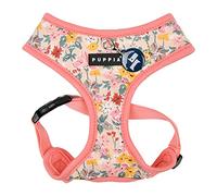 Puppia LITA Over-The-Head Dog Harness No Choke No Pull Adjustable Chest Belt Walking Training for Small and Medium Dog - Indian Pink - XS