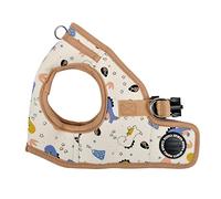 Puppia MINMI Step-in Vest Dog Harness No Choke No Pull Walking Training for Small and Medium Dog - Beige - S