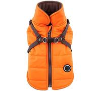 Puppia PAPD-VT1366-OR-M Authentic Mountaineer II Winter Vest, Medium, Orange